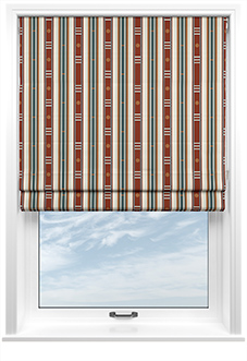 The British Stripe Co. William, Teignbridge No.1 - Roman Blind